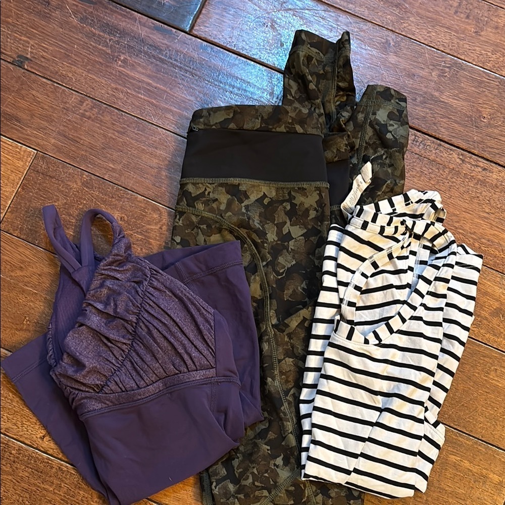 Lululemon sz 6 bundle of 3 items